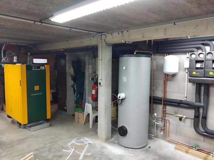 Pose de chaudière Poligny